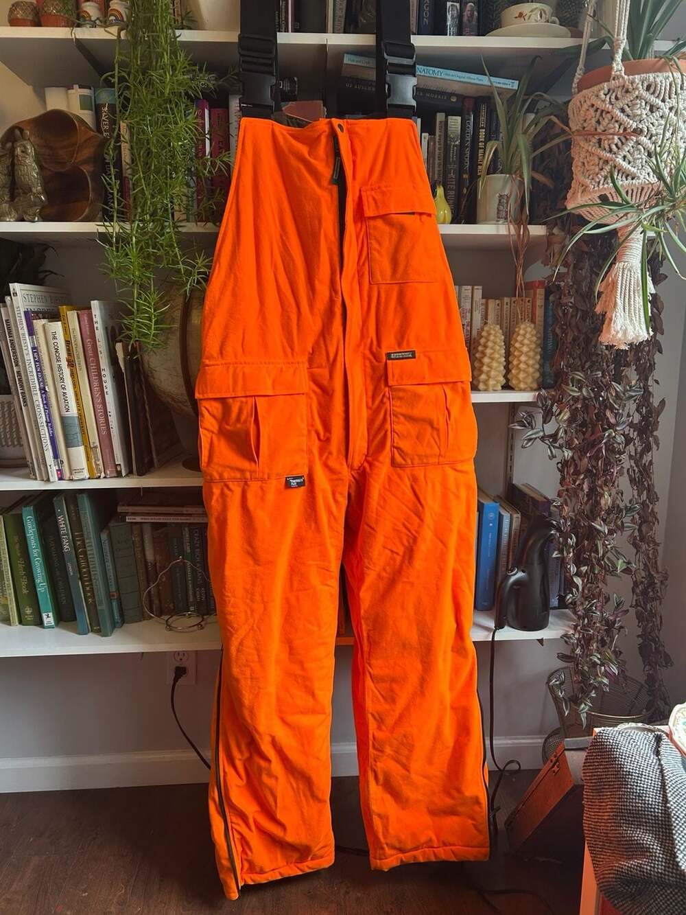 Remington Hunting Overalls Size XL(48-50) Blaze Orange Insulated Bibs